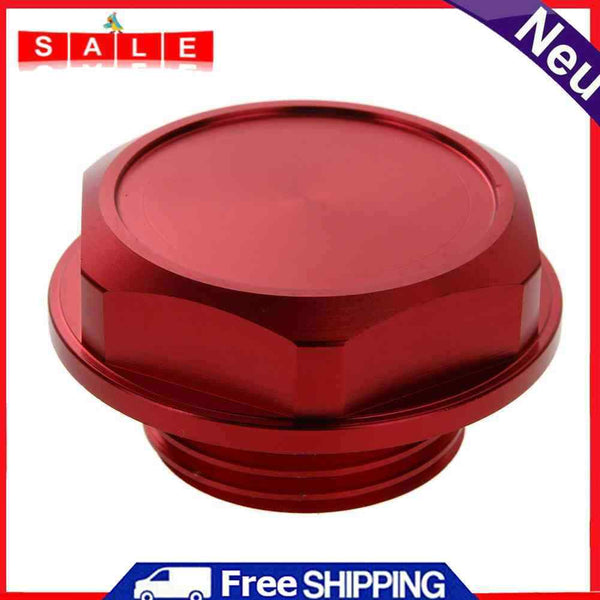 VODOOL 1pc Aluminum Alloy Oil Fuel Filler Billet Cap Tank Engine Cover For