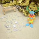 Snowvirtuos Cute Christmas Deer Cutting The Stencil DIY Scrapbooking A