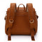 PU Large Capacity Diaper Bag Mommy Bag Backpack for Travel Totes (Brown)