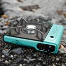 #A Mountainhiker Camping Stove Foldable Outdoor Gas Stove Windproof for Backpack