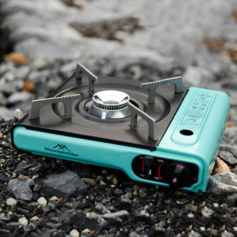 #A Mountainhiker Camping Stove Foldable Outdoor Gas Stove Windproof for Backpack