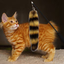 Funny Cat Feather Stick Teaser Wand Replacement Head for Kitten Toys (B)