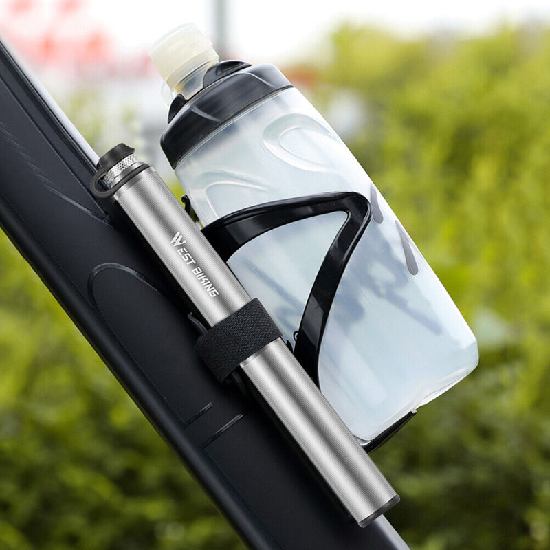 WEST BIKING Bicycle Air Pump 160PSI MTB Bike Presta Schrader Valve Pants Pump