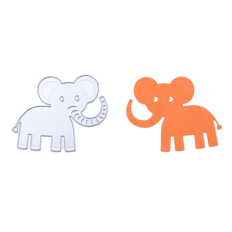 Snowvirtuos Small Elephant DIY Metal Scrapbook Crafts Embroidery Cutting