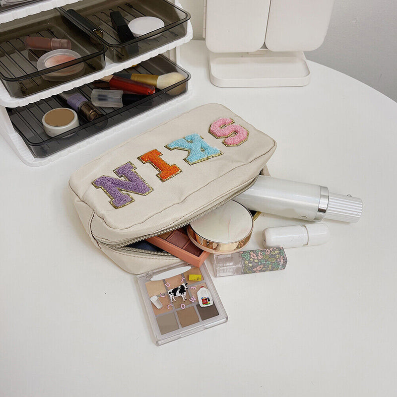 Casual Travel Organizer Waterproof Nylon Makeup Storage Organizer for Lady Girls