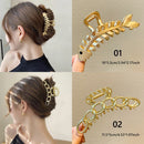 Jaw Half Bun Hair Clip Hair Barrettes Hair Claw Clips Non-Slip Hair Clips