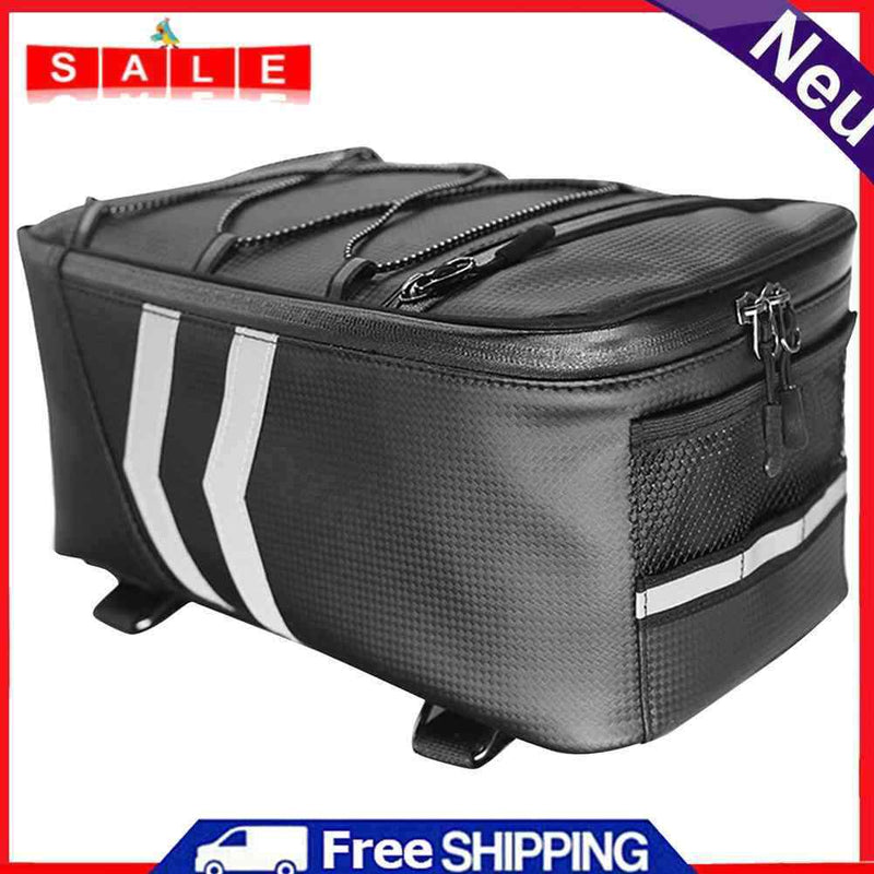 Motorcycle Backseat Storage Bags Electric Bike Rear Rack Tools Organizer Bag