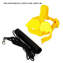 Ultra Light Parrot Flying Sling Leash Training Bird Traction Strap (Yellow)