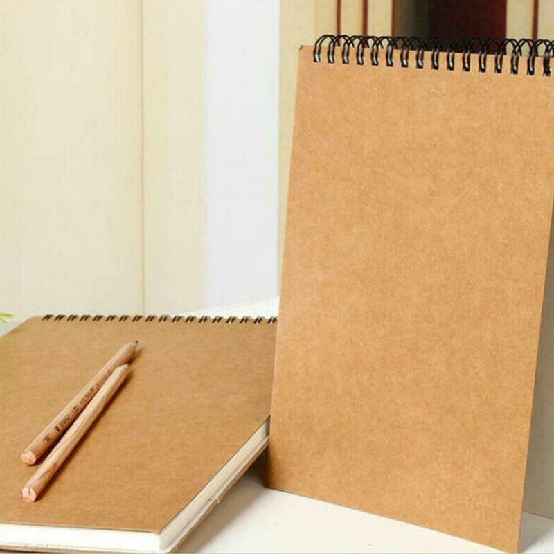 30 Sheets A5 Paper Sketch Book Set For Watercolor Top Drawing Sketchbook Cr L2M1
