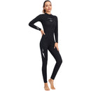 3mm Neoprene Wetsuits Women Scuba Diving Suits for Water Sports (Black M) Newly