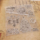 Christmas Ornaments DIY Scrapbook/Photo Album Craft Silicone Clear Stamps