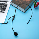 Mini Portable Lightweight Headset 3.5mm Thread Jack Condenser Microphone Newly