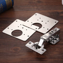 Hinge Repair Plate Kit Cabinet Cupboard Furniture Drawer Window Repair Tool