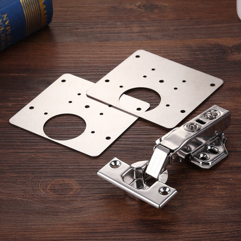 Hinge Repair Plate Kit Cabinet Cupboard Furniture Drawer Window Repair Tool