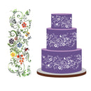 Brim DIY Decorating Baking Tool Cookies Fondant Molds Flower Cake Stencil
