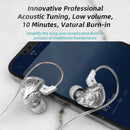 GK G1 HiFi Wired Earphone 3.5mm Plug Headphones Noise Reduction Sports Earphones
