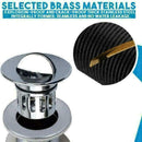 Universal Wash Basin Bounce Drain-Filter Anti Clogging Drainer M8U0