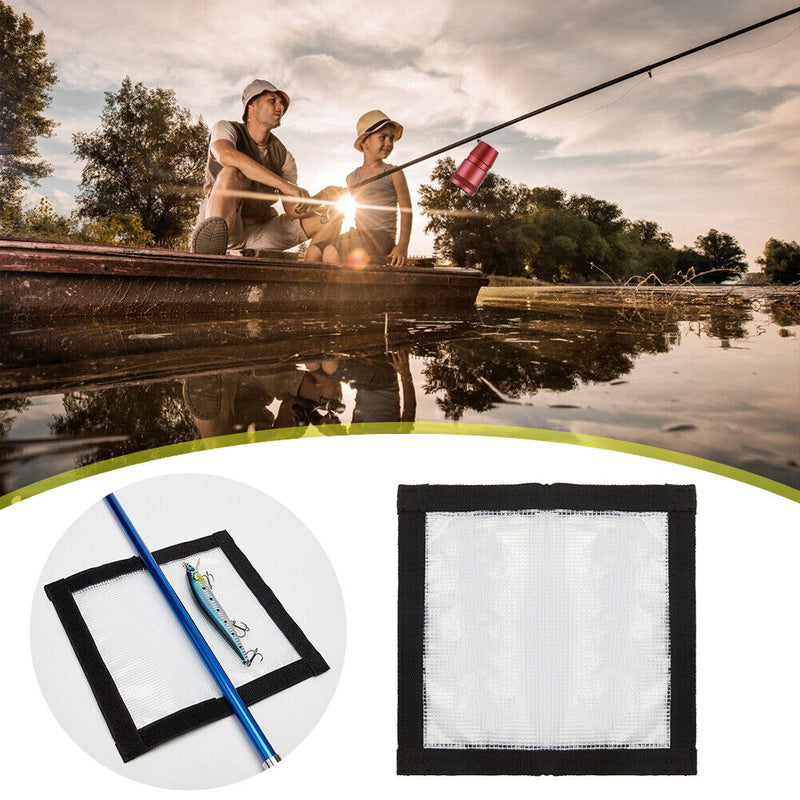 4x Clear PVC Lure Fishing Hook Protective Wraps Cover Fishing Tackle Storage Bag