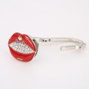 Zinc Alloy Rhinestone Folding Purse Handbag Hanger Hook Holder Bag Table Ho