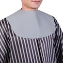 Waterproof Silicone Neck Cape Wrap Collar Shield Hair Coloring Tool (Grey) Newly