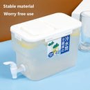 Cold Water Jug with Faucet Fruit Teapot Kettle Cool Water Bucket Dispenser
