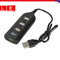 4 Port USB 2.0 High Speed Mini Hub Female Pattern for Laptop PC
