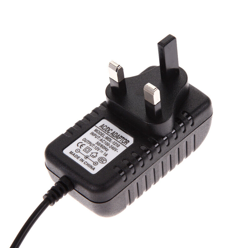 AC 100-240V Converter Adapter DC 5.5 x 2.5MM 12V 1A 1000mA Charger UK Plug