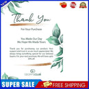 Customized Thank You Letter Greeting Cards Kraft Paper Postcard for Sellers Gift