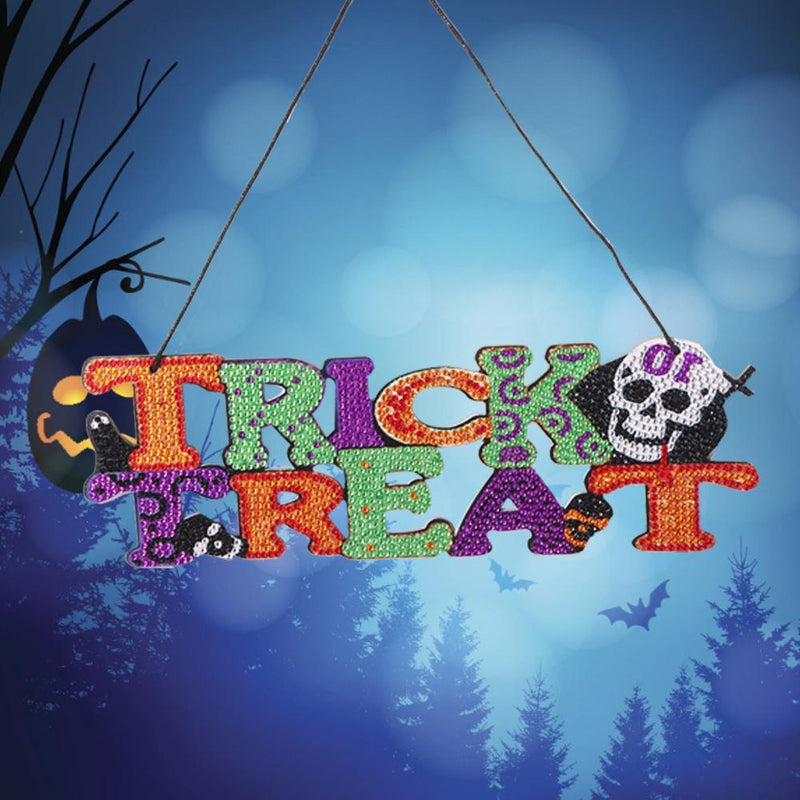 5D Diamond Crystal Halloween Pendant Hanging DIY Drill Painting Kit (DP002)