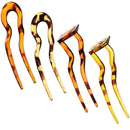 Metallic Hair Fork U Shape Hair Clip Acetate hairpins Hairpin Hair Sticks