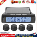 Black White Screen Car TPMS Tire Pressure Monitor System (External Sensor) Newly