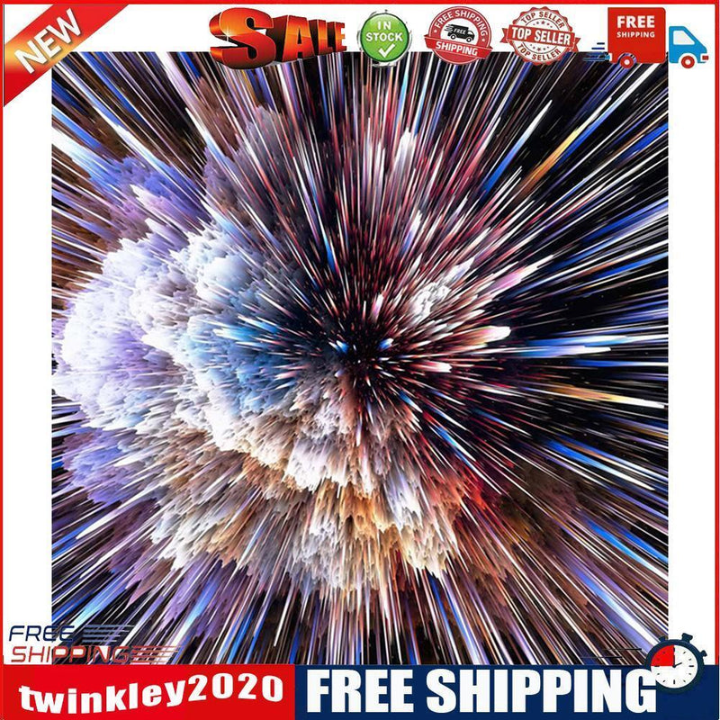 5D DIY Full Drill Diamond Painting Fireworks Cross Stitch Embroidery Kit (A