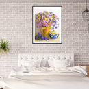 5D DIY Flower Partial Round Diamond Painting Mosaic Picture Wall Rhinestone Art