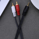 3.5mm Audio Cable Connector 2RCA Lotus One Point Two Speaker AV Cable(1.5m)