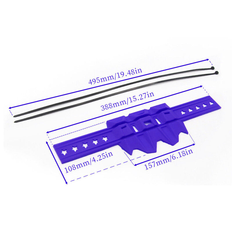 Universal Silicone Motorcycle Silencer Round Oval Exhaust Protector (Green)