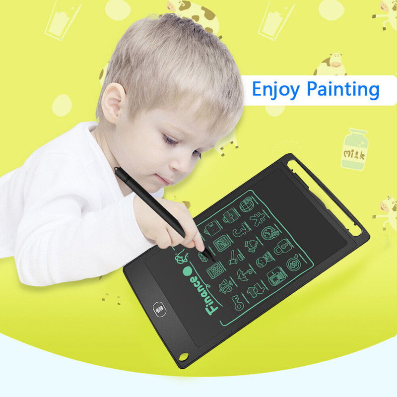 8.5 inch Digital LCD Writing Tablet Ultra-Thin Drawing Pad with Pen (Black)