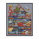 Cotton Thread Embroidery Set House Counted Full Cross Stitch Art Craft for Gifts
