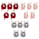 Velvet Easter Rabbit Candy Packing Bags Jewelry Organizer Decor (Sky Blue)