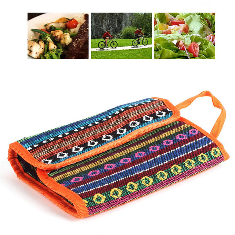 Outdoor Camping Picnic Cutlery Organizer Bags Case for Hiking Backpacking