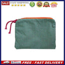 Fashion Women Plaid Printing Make up Pouch Small Purse Casual Ladies Storage Bag