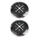Round 433MHz Remote Control Garage Door Electric Gate Clone Key Fob (2pcs)