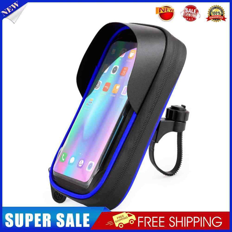 #A Waterproof Touch Screen Bags Bike Head Tube Handlebar Phone Case Holder Pouch