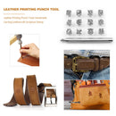 DIY Leather Printing Metal Carving Stamp Constellation Punches Working Sadd