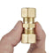 Brass Compression Fitting Straight Union Connector M7G3 *3/16"OD 3/16" OD P6T2