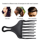 Plastic Wide Teeth Hairbrush Hairdressing Fork Comb Durable Hairstyle Accessory