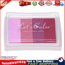 4 Colors Gradient Inkpad DIY Stamp Colored Ink Pad Printing Stationery(2) Newly