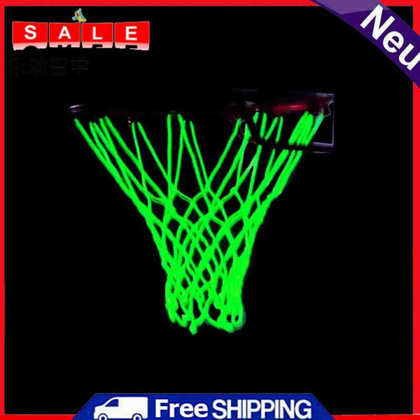 Glowing Basketball Net Green Fluorescent Basketball Net Night Sports Fluores