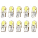 10pcs DC 12V T10 COB 6SMD LED Car Light Bulbs 360° Beaming Width Lamps Newly