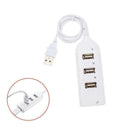 High Speed 4 Port USB HUB 2.0 Multi Splitter Expansion Laptops PC Desktop R5Q9