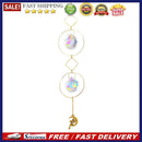 1/5pcs Hanging Moon Sun Heart Ball Light Catcher Crystal Outdoor Wall Wind Ch